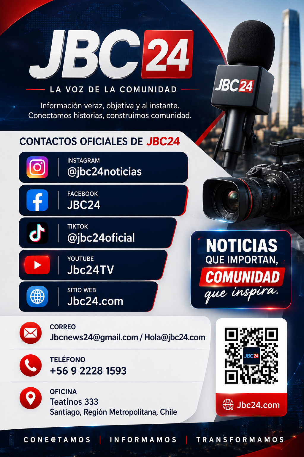 Contactos Oficiales de JBC24
