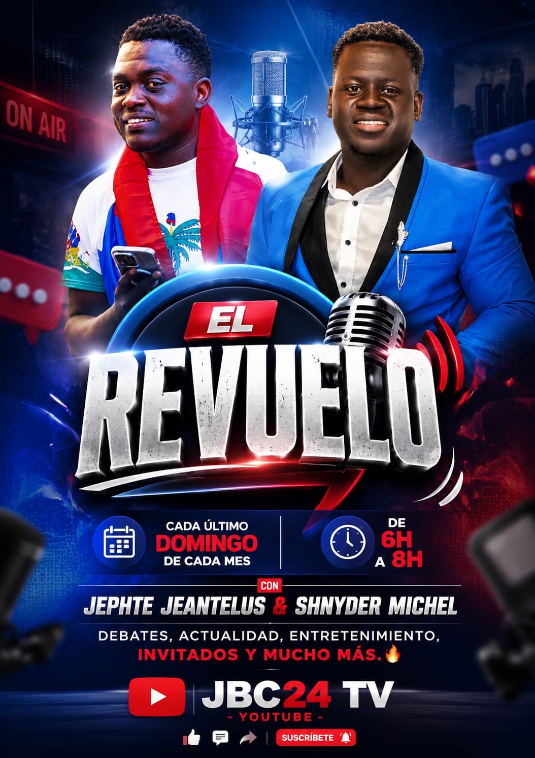 El 31 de mayo nació el Revuelo por JBC24, { Jephte Jeantelus Y Shnyder Michel }