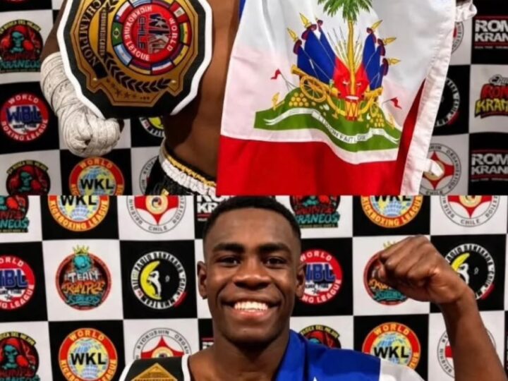 Ali « KLK » se corona campeón de kickboxing y pone en alto el nombre de Haití en Chile