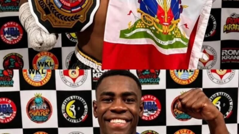 Ali « KLK » se corona campeón de kickboxing y pone en alto el nombre de Haití en Chile