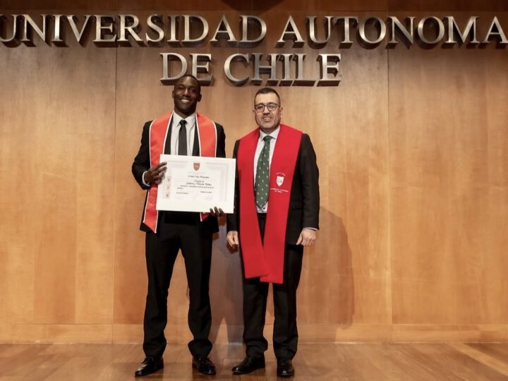Camilo Beausejour obtiene el título de Magíster en Gobierno y Dirección Pública en la Universidad Autónoma de Chile