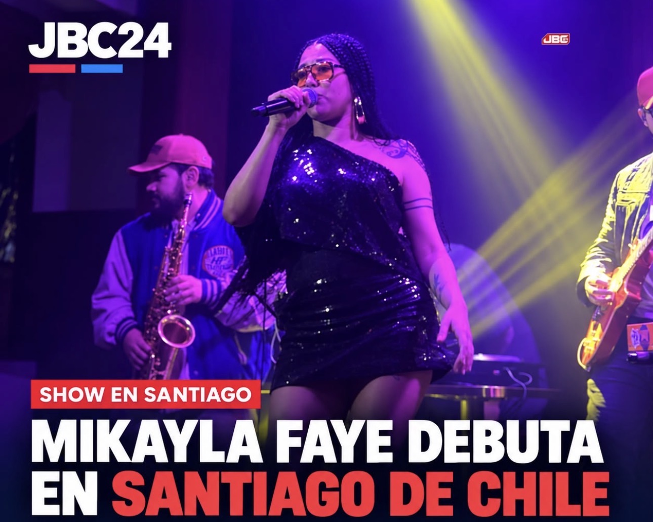 MIKAYLA FAYE realizó su primer show en la capital chilena este 26 de septiembre de 2026,